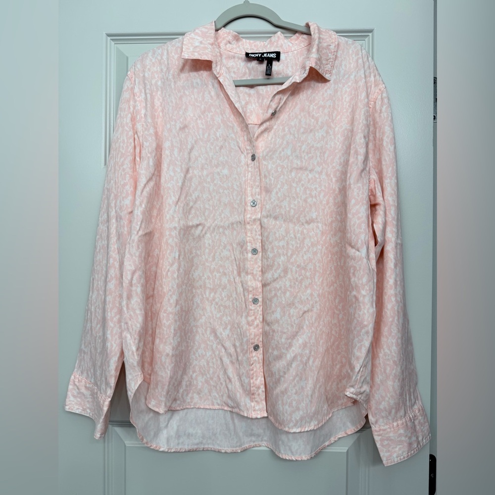 DKNY Pink Patterned Shirt